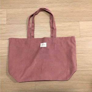 Sezane Corduroy tote bag
